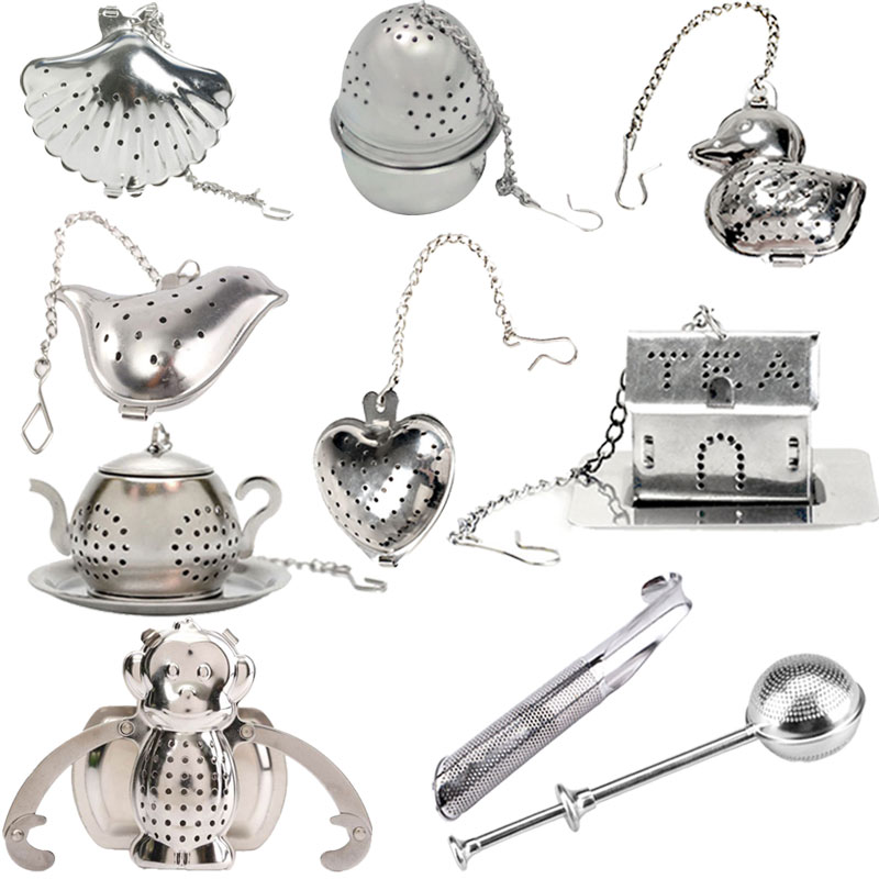 Tea Strainer Mesh - 茶こし注入器ステンレス鋼ティースーンフィルター調味料ボールメッシュ再利用可能なルーズリーフスパイスフィルターキッチンアクセサリー