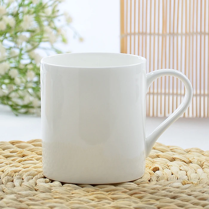 Morning Tea Coffee - 330ML、ボーンチャイナ製コーヒーカップ、セラミックタンブラー、ネスプレッソ用カップ、カスタマイズ可能なマグカップ、朝食用磁器