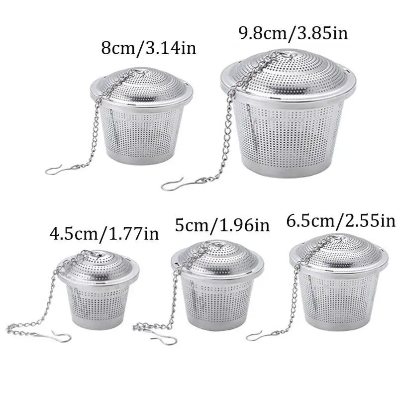 1-2 個ステンレス鋼ティースパイスストレーナー調味料ボール - Tea Strainer Mesh のレビューと価格