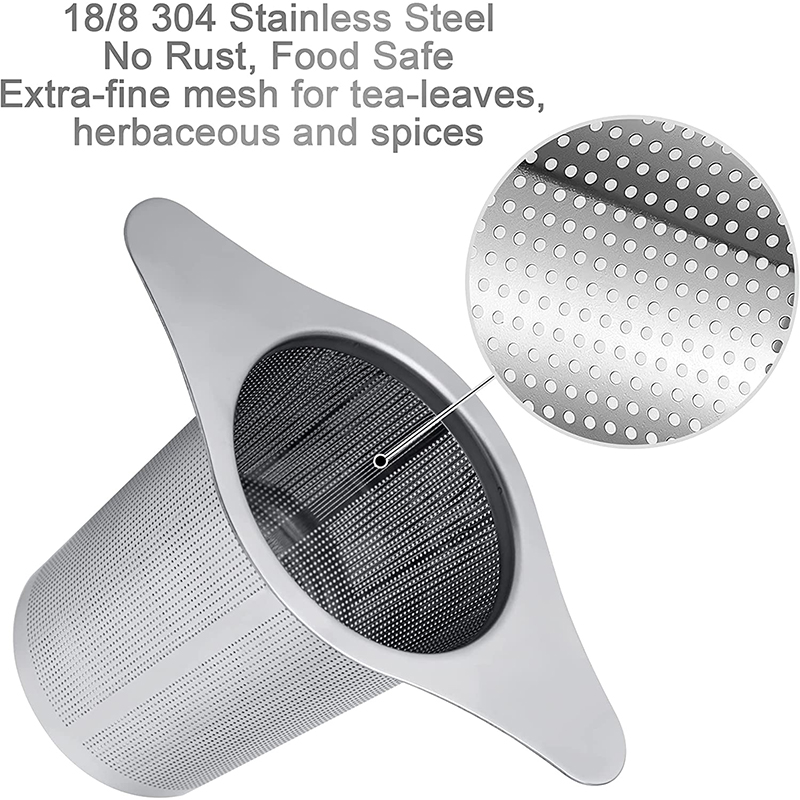 1 ピース茶注入器バスケットステンレス鋼茶ストレーナー茶フィ - Tea Strainer Mesh のレビューと価格