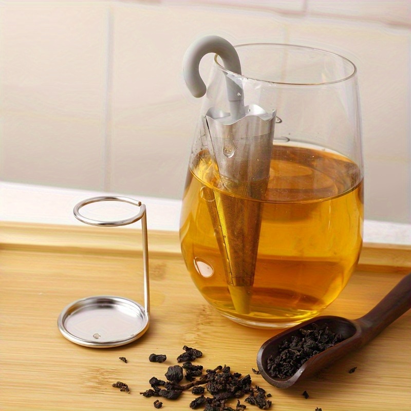 1個入り 再利用可能な傘型茶こし、ティーカップ、マグカップ、 - Tea Strainer Mesh のレビューと価格