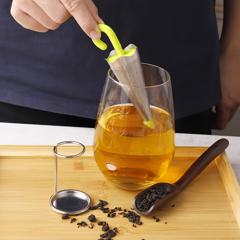 1個入り 再利用可能な傘型茶こし、ティーカップ、マグカップ、 - Tea Strainer Mesh のレビューと価格