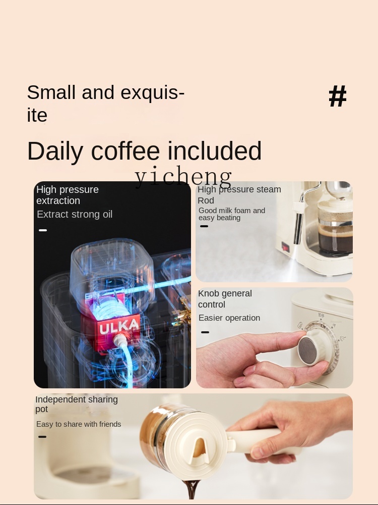 cc28コーヒーマシン家庭用小型ブラックコーヒーアメリカンラ - Coffee Bean のレビューと価格