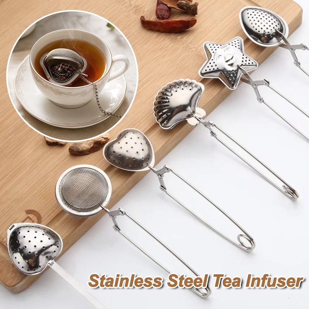 創造的なステンレス製茶こし、再利用可能なティーバッグディフュ - Tea Strainer Mesh のレビューと価格