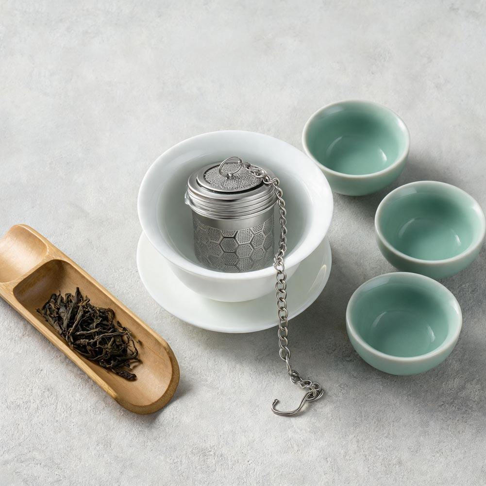1 個茶こし錆び防止ステンレス鋼茶注入器フィルター再利用可能 - Tea Strainer Mesh のレビューと価格