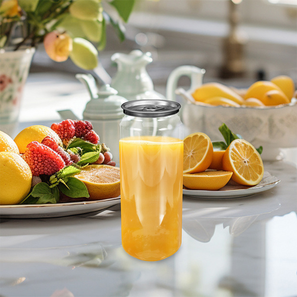 5個入り透明飲料缶、簡単に開けられる携帯用ドリンク容器、ジュ - Coffee Tea With Milk のレビューと価格