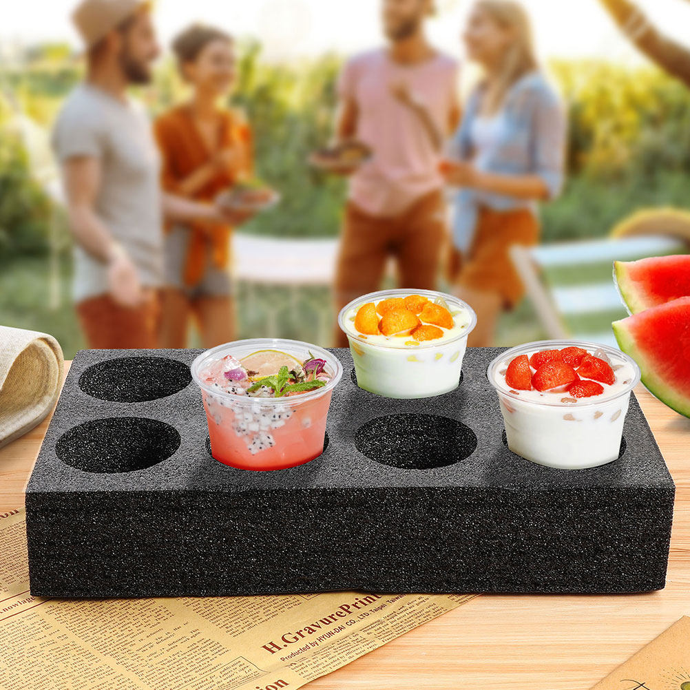 4個入り 8穴ドリンクカップトレイ プレミアム耐衝撃ドリンク - Coffee Tea With Milk のレビューと価格