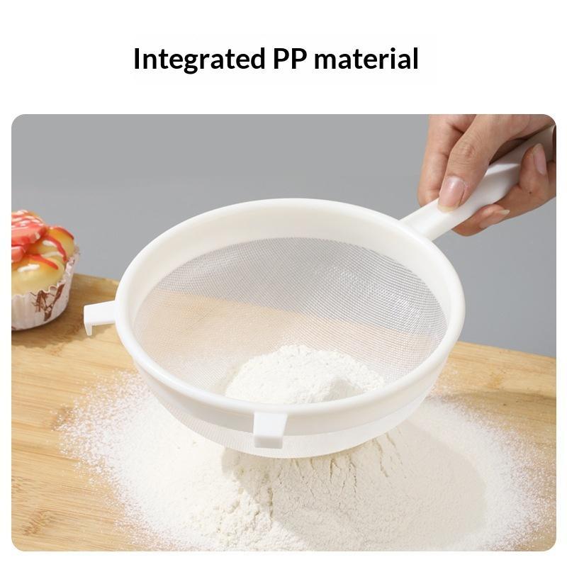 多目的ハンドヘルドプラスチック製キッチンふるい 再利用可能な - Tea Strainer Mesh のレビューと価格