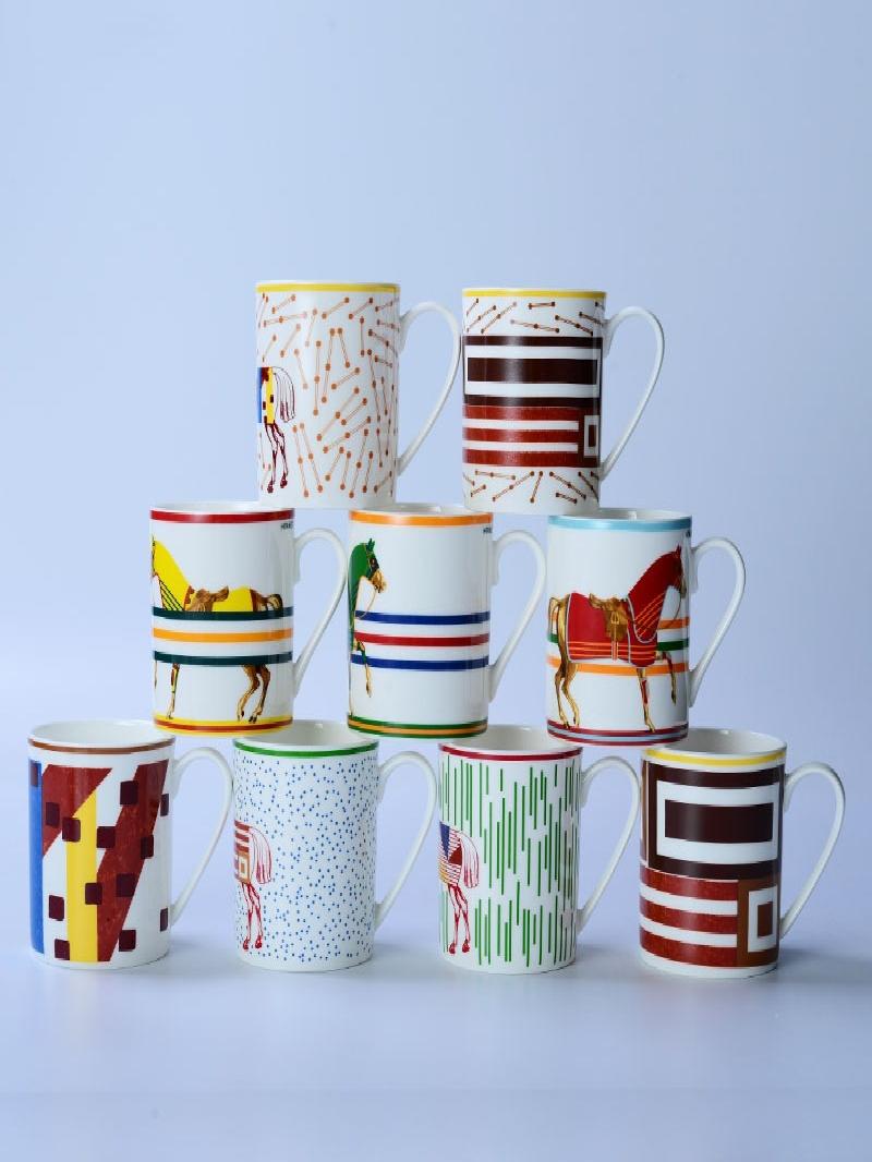 クリエイティブプリント東洋風ボーンチャイナマグカップ オフィ - Morning Tea Coffee のレビューと価格