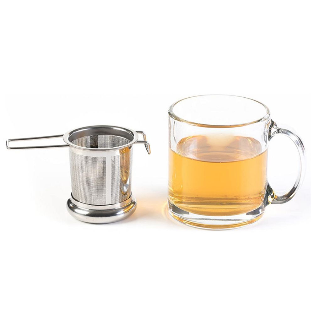 ふた付きステンレス製ティードレン,ティーストレーナー,折りた - Tea Strainer Mesh のレビューと価格
