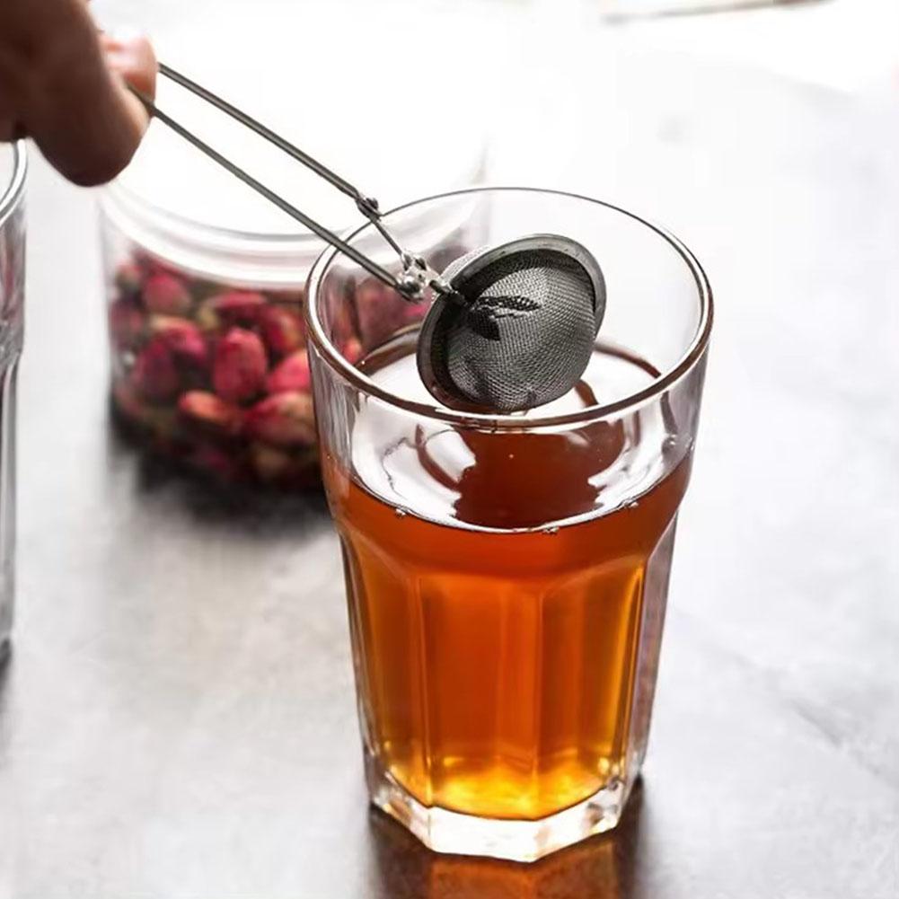 ステンレス鋼スプーンティーボール注入器フィルタースクイズ葉ハ - Tea Strainer Mesh のレビューと価格