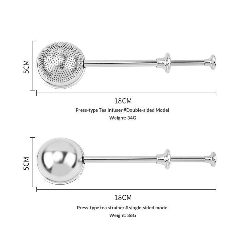 ロングハンドルステンレス鋼茶こし細かいメッシュ防錆ルーズリー - Tea Strainer Mesh のレビューと価格