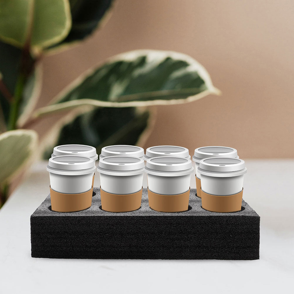 4個入り多穴カップトレイ 8杯容量 ドリンクキャリア 配達・ - Coffee Tea With Milk のレビューと価格